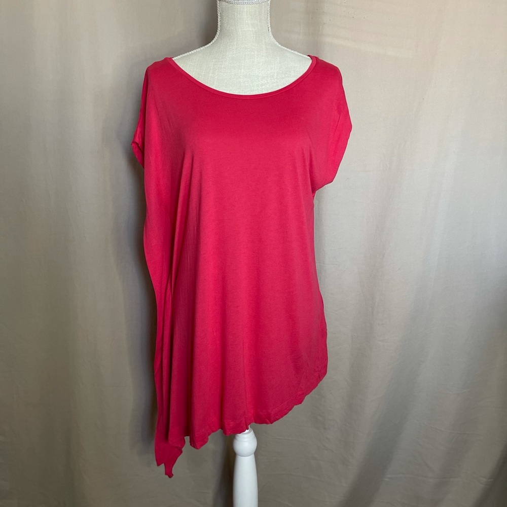 NWT Asymmetrical Coral-Colored Top - size M